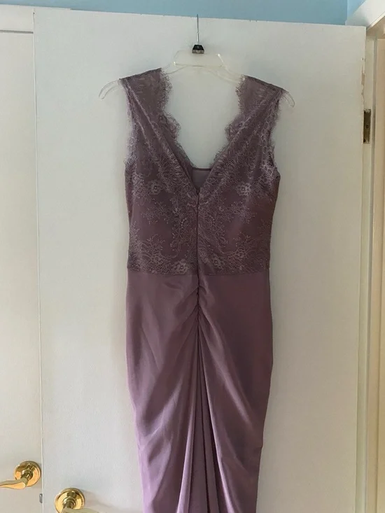 NWT BCBG Size 4 Vampire Diaries purple lace prom wedding dress ASO Elena Gilbert - Picture 10 of 11